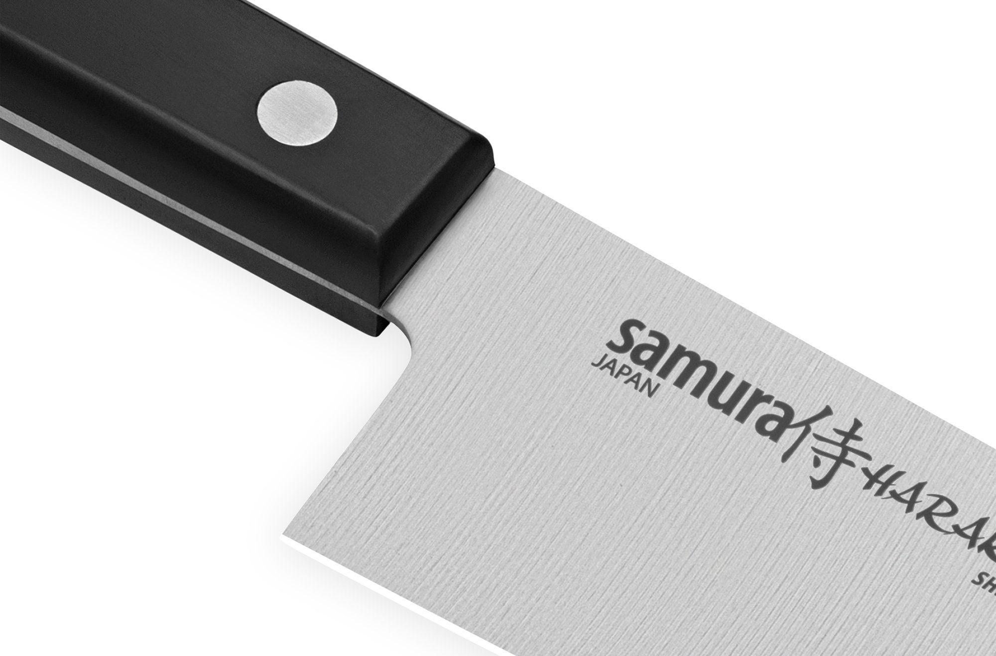 SHR-0085B Нож кухонный "Samura HARAKIRI" Шеф 208 мм, коррозионно-стойкая сталь, ABS пластик (Уценка, повреждена упаковка)