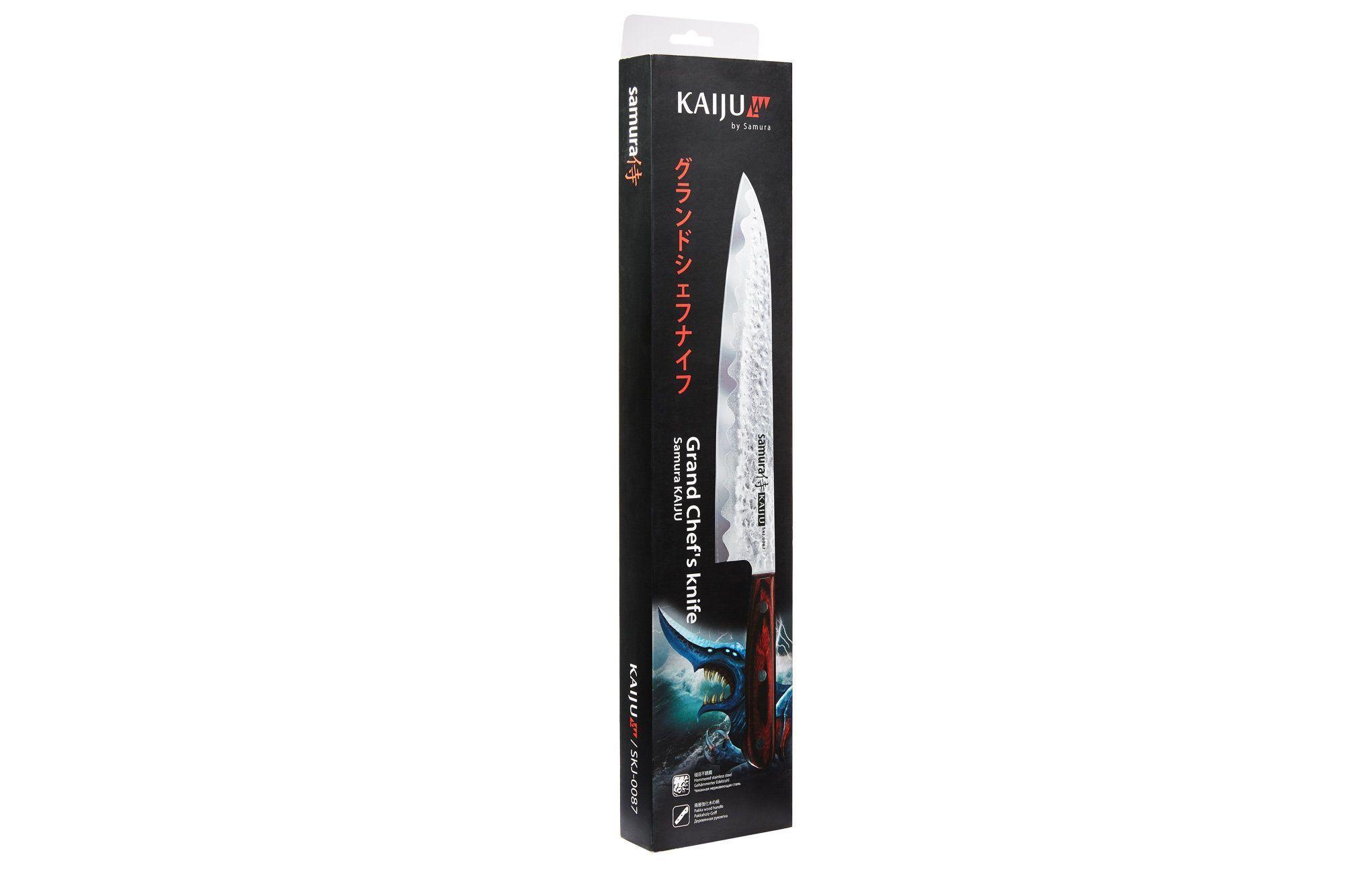 SKJ-0087 Нож кухонный "Samura KAIJU" Гранд Шеф 240 мм, AUS-8, дерево