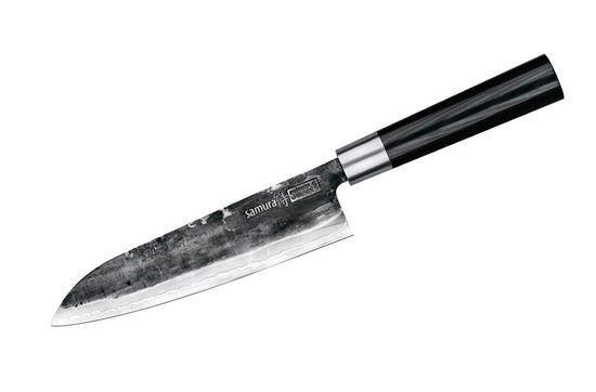 SP5-0095 Нож кухонный "Samura SUPER 5" Сантоку 182 мм, VG-10 5 слоев, микарта