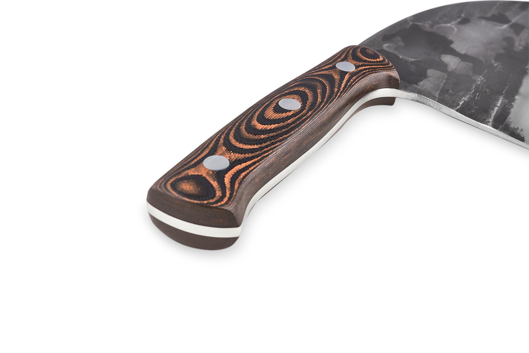 Кухонный топорик Samura Mad Bull Красный, SMB-0040R купить в