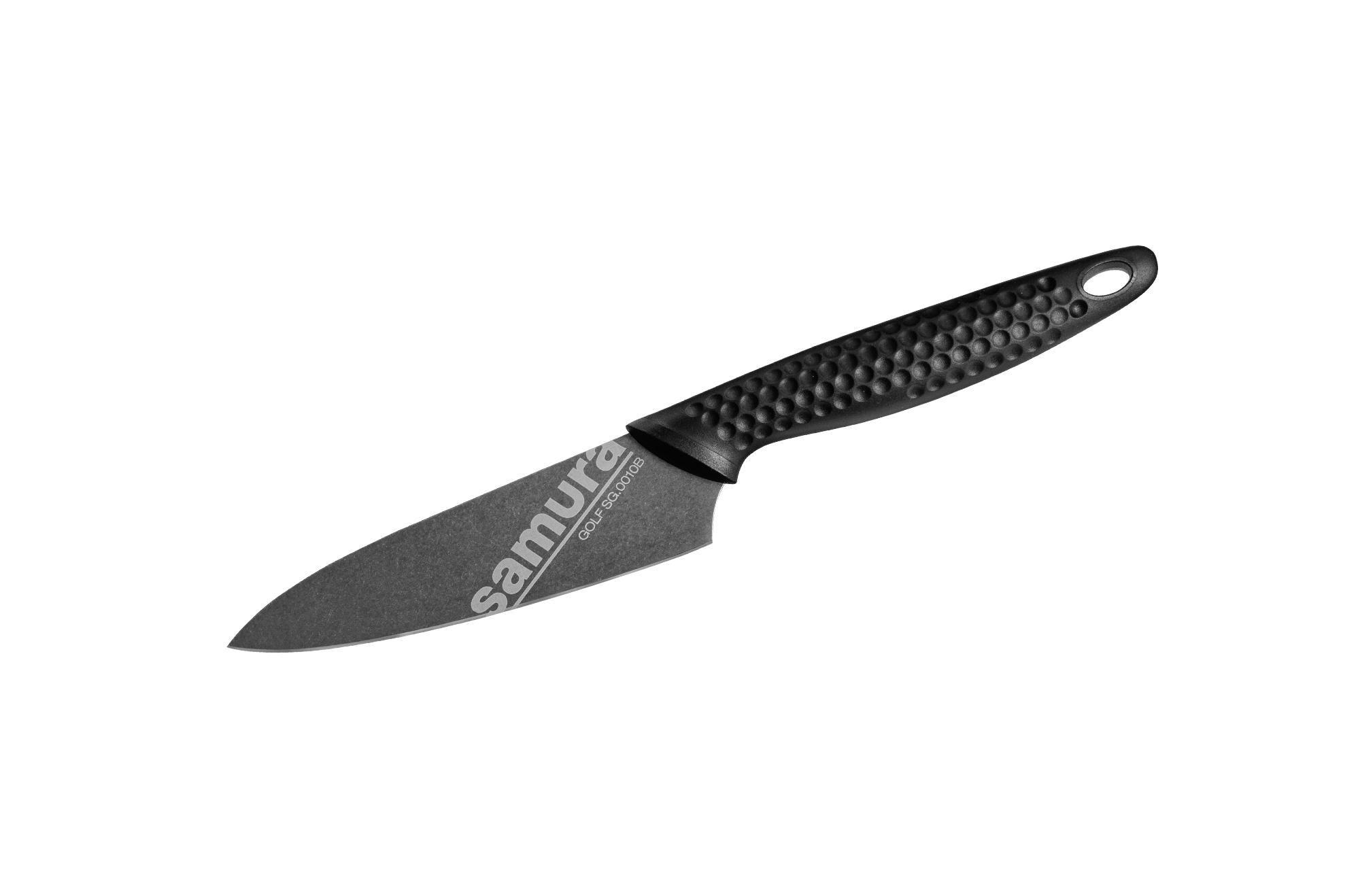 SG-0010B Нож кухонный "Samura GOLF Stonewash" овощной 98 мм, AUS-8