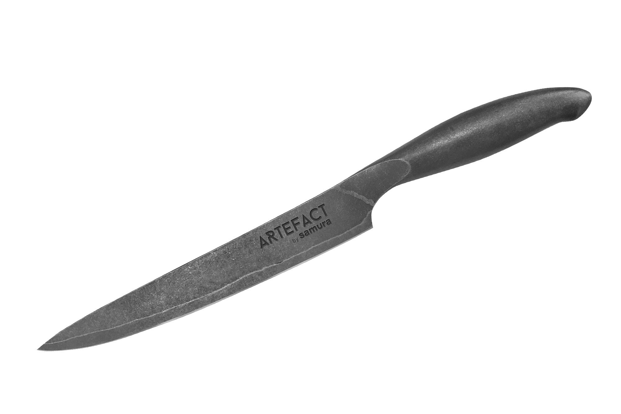 SAR-0045 Нож кухонный "Samura ARTEFACT" для нарезки, слайсер 206 мм, AUS-10 галт., 5 слоёв