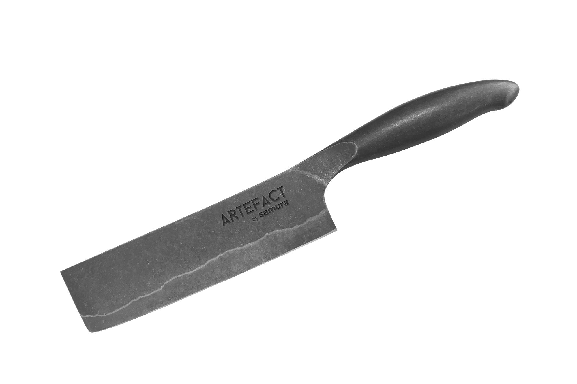 SAR-0043 Нож кухонный "Samura ARTEFACT" Накири 173 мм, AUS-10 галт., 5 слоёв