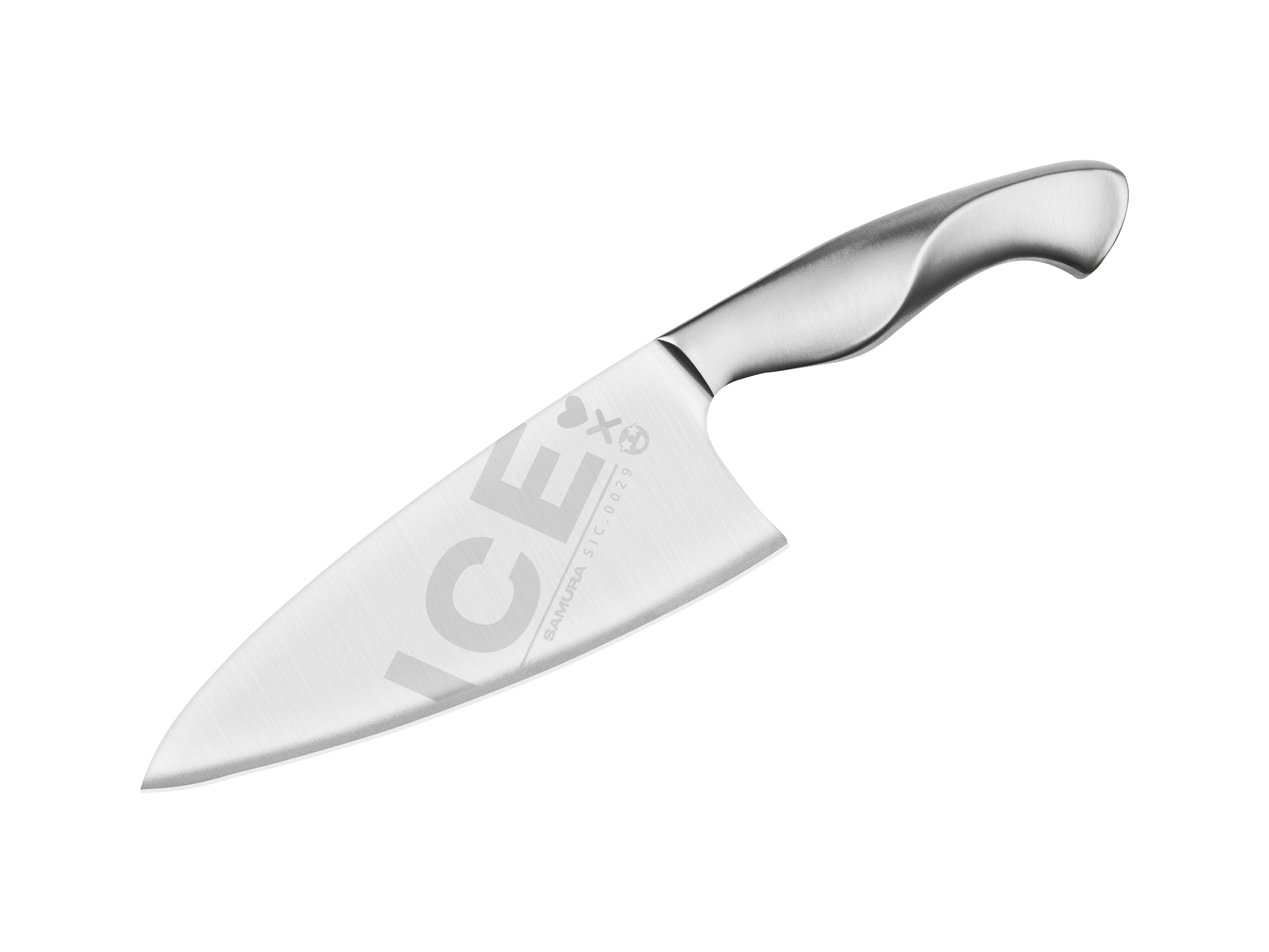 SIC-0029 Нож кухонный "Samura ICE" Боги 165 мм, AUS-8, нерж. сталь