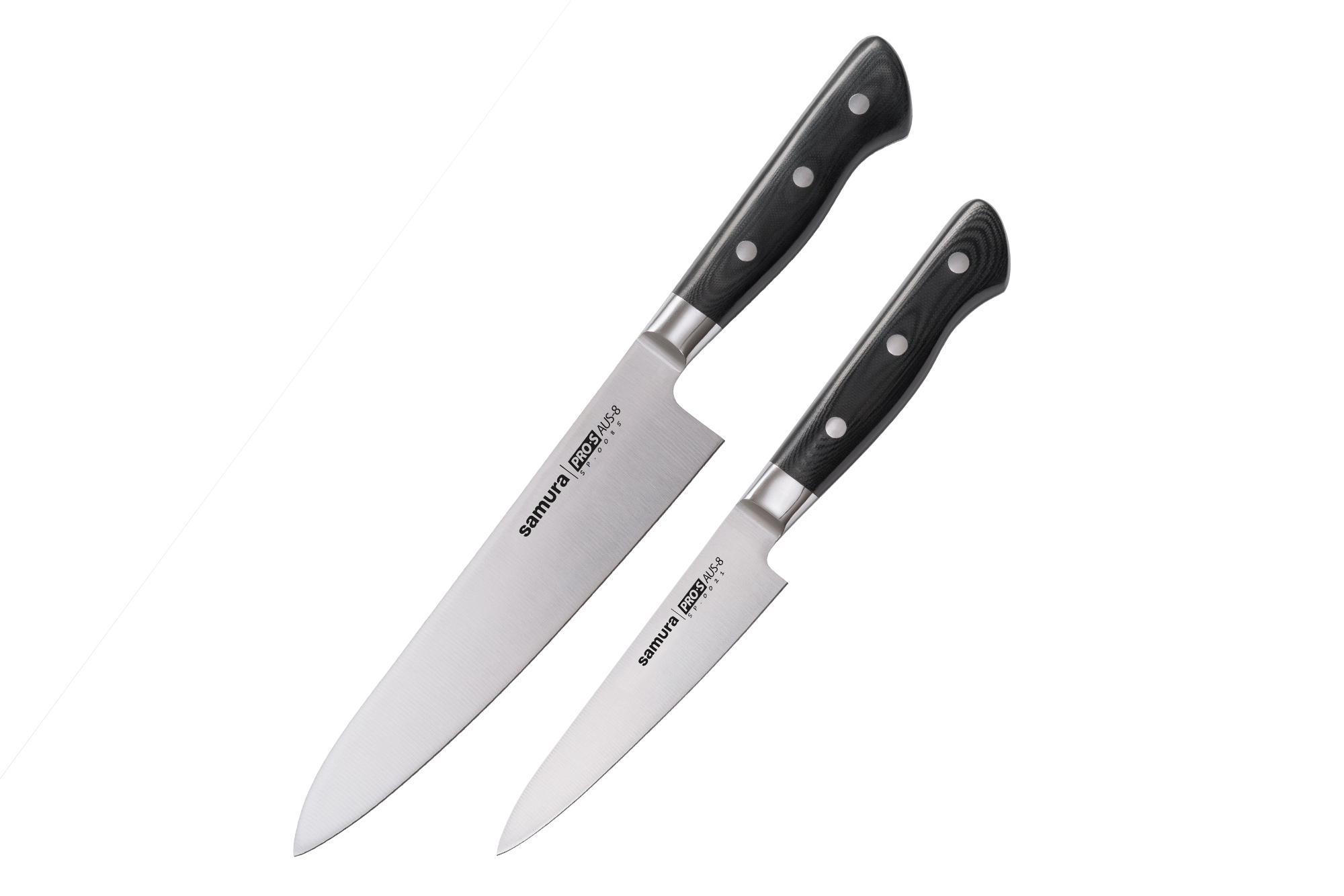 SP-0210 Набор из 2 ножей "Samura Pro-S" (21, 85), G-10