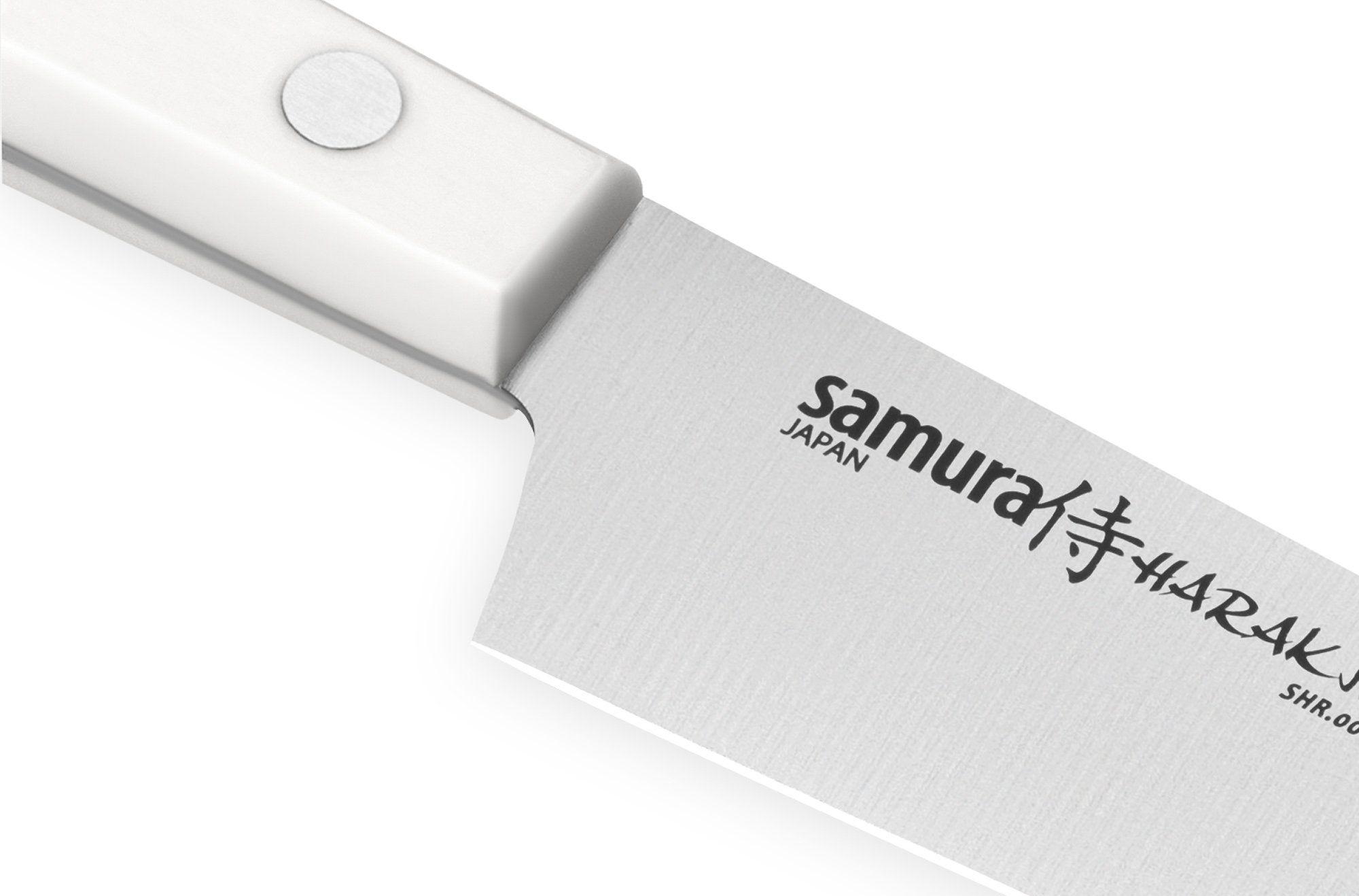 SHR-0021W Нож кухонный "Samura HARAKIRI"универсальный 120 мм, коррозионно-стойкая сталь, ABS пластик