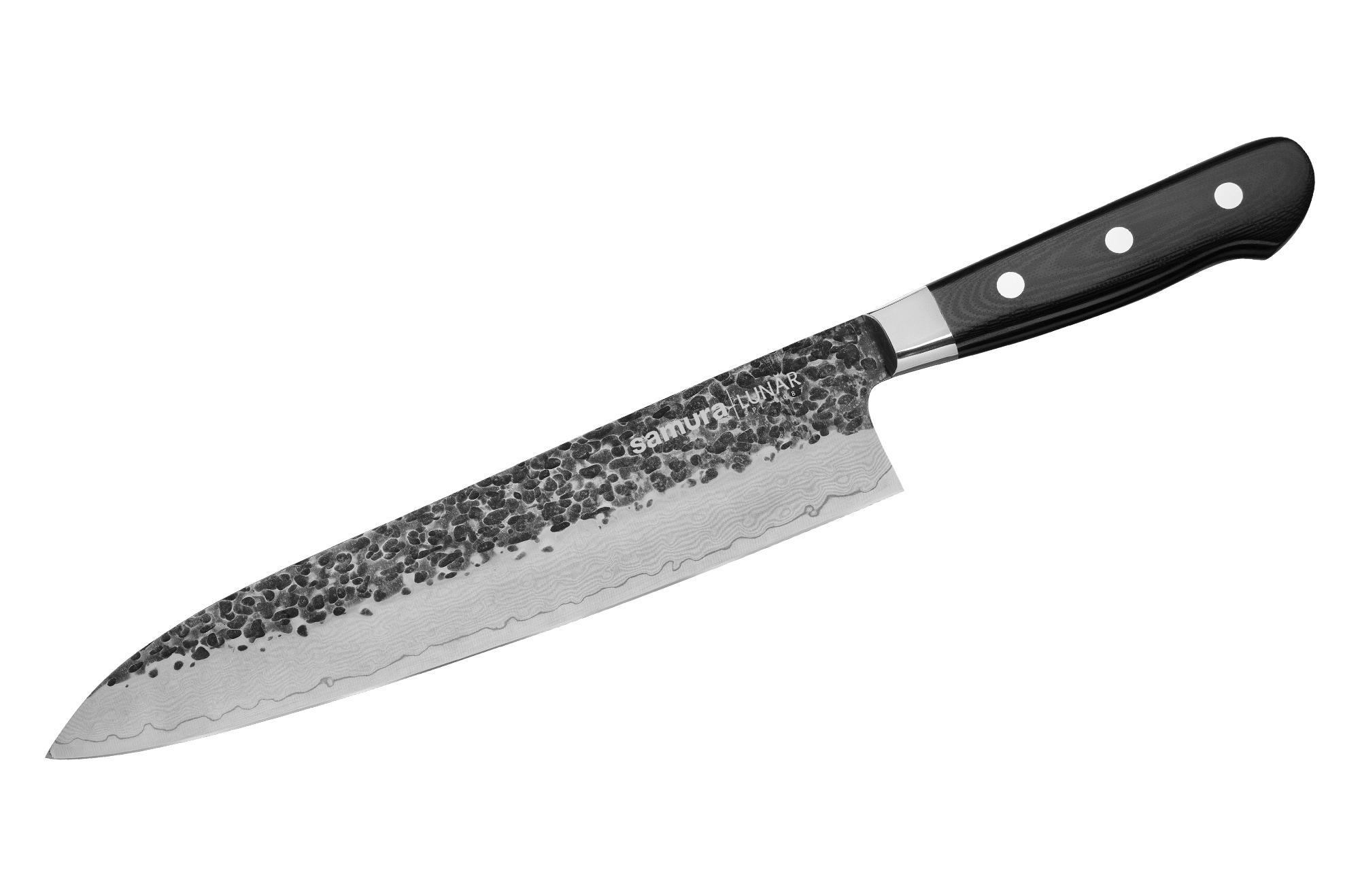 SPL-0087 Нож кухонный "Samura PRO-S LUNAR" Гранд Шеф 240 мм