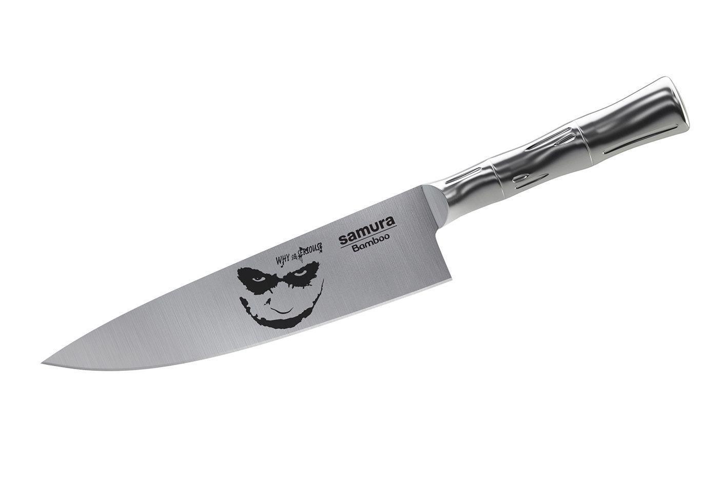 SBA-0085 Нож кухонный "Samura Bamboo" Шеф 200мм, AUS-8 