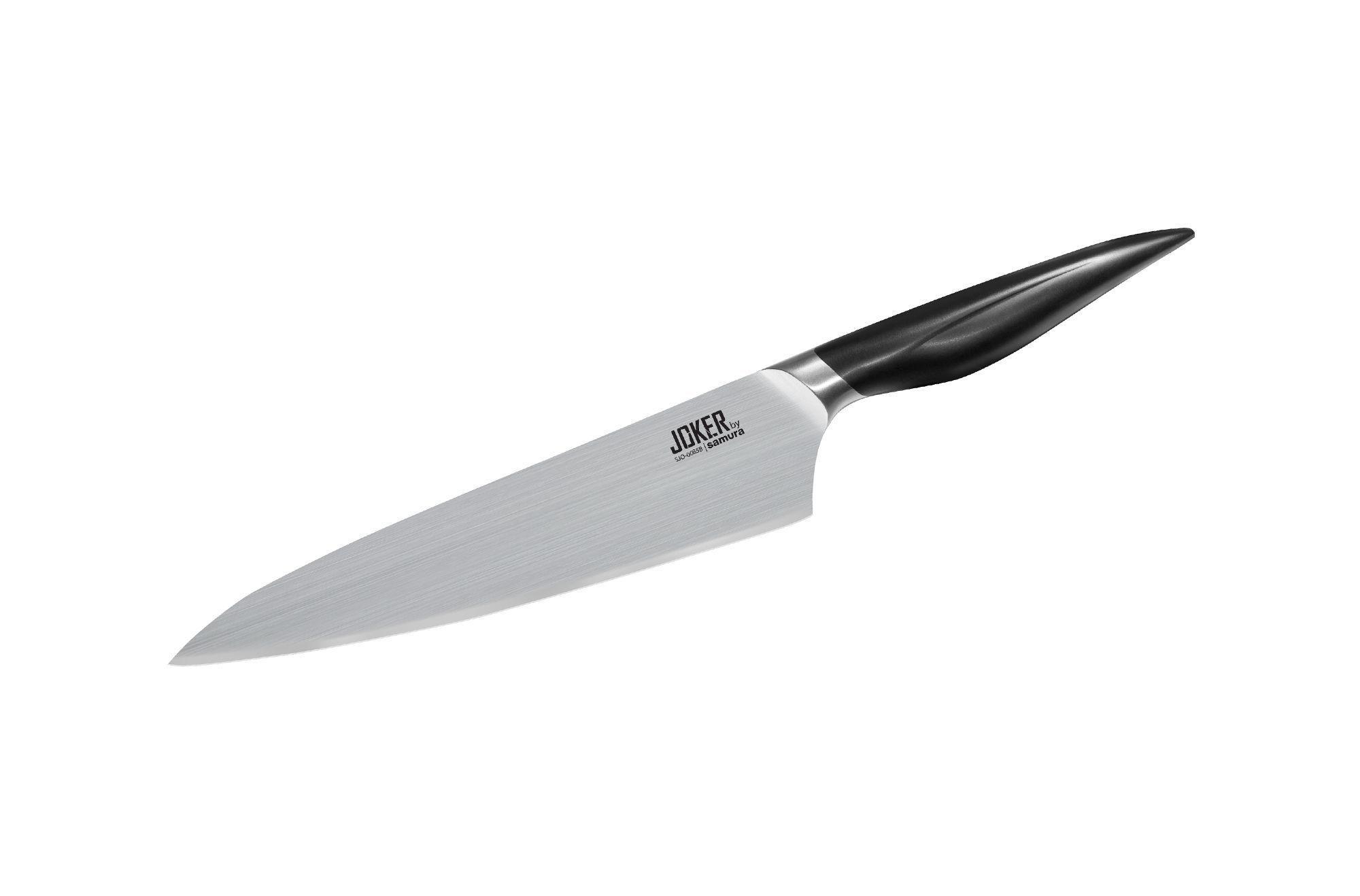 SJO-0085B Нож кухонный "Samura Joker" Шеф 201 мм, AUS-8, АБС-пластик