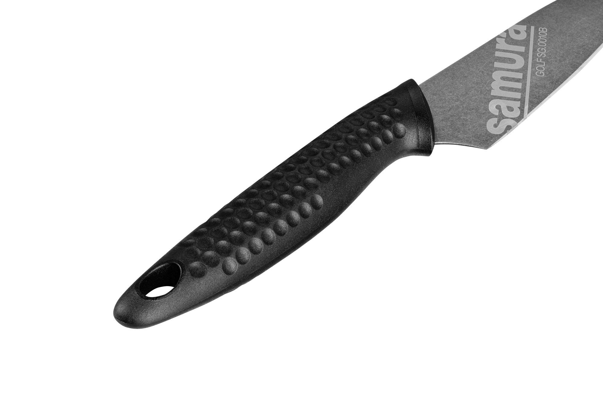 SG-0010B/K Нож кухонный "Samura GOLF Stonewash" овощной 98 мм, AUS-8