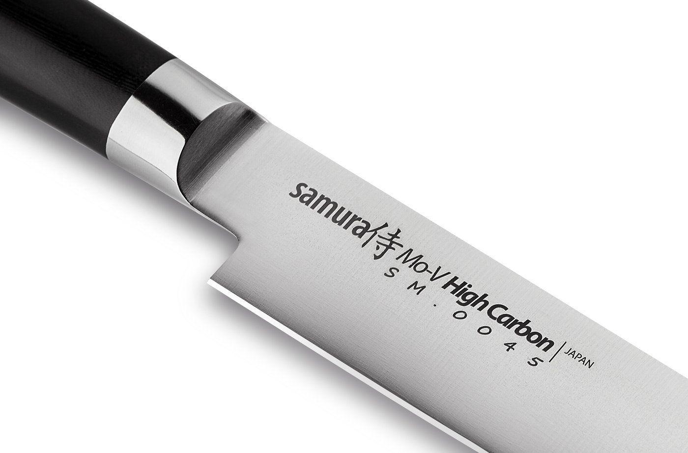 SM-0045 Нож кухонный "Samura Mo-V" для нарезки 230 мм, G-10