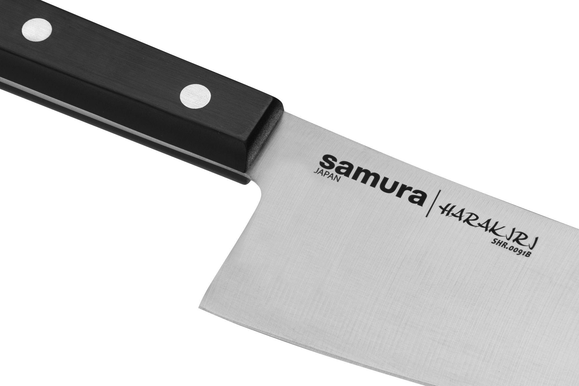 SHR-0091B/K Нож кухонный "Samura HARAKIRI" Хаката 171 мм, корроз.-стойкая сталь, ABS пластик