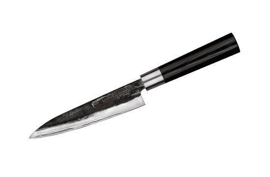 SP5-0023 Нож кухонный "Samura SUPER 5" универсальный 162 мм, VG-10 5 слоев, микарта