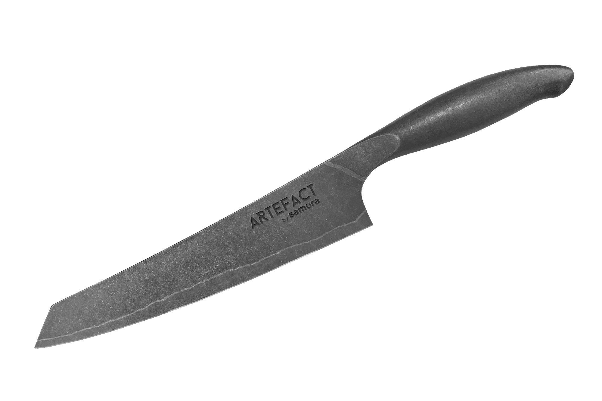 SAR-0091 Нож кухонный "Samura ARTEFACT" для нарезки, Хаката 211 мм, AUS-10 галт., 5 слоёв