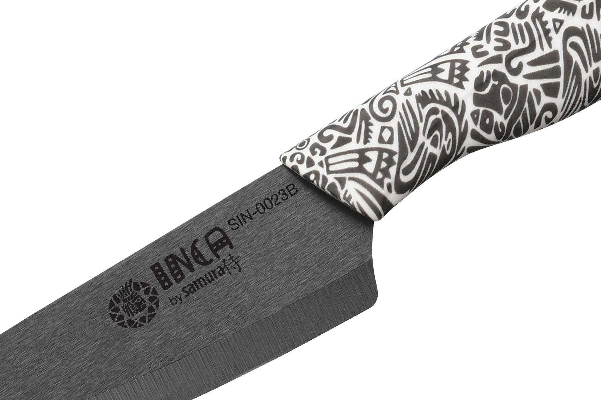 SIN-0220B Набор из 3-х ножей "Samura Inca", чёрная циркониевая керамика