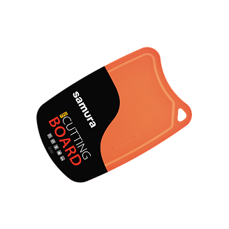 SF-02OR Доска Samura термопластиковая, 380х250х2 мм (оранжевая)