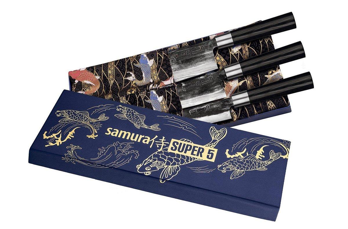 Дамасский кухонный нож Samura SP5-0220