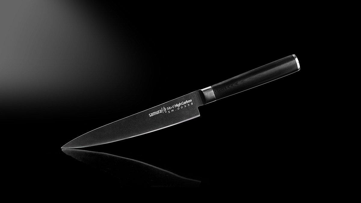 Универсальный нож Samura Mo-V Stonewash SM-0023B