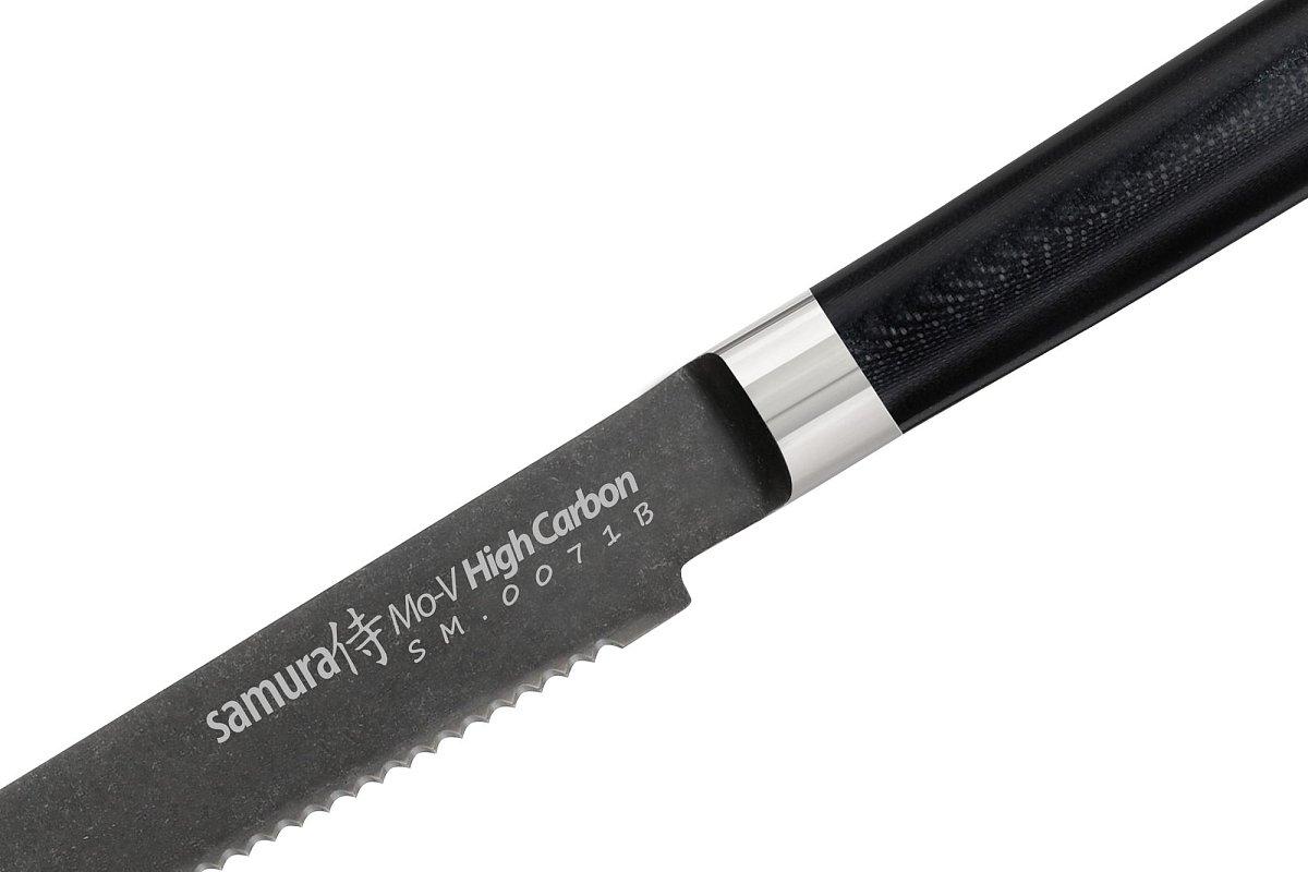 Нож для томатов Samura Mo-V Stonewash SM-0071B/K