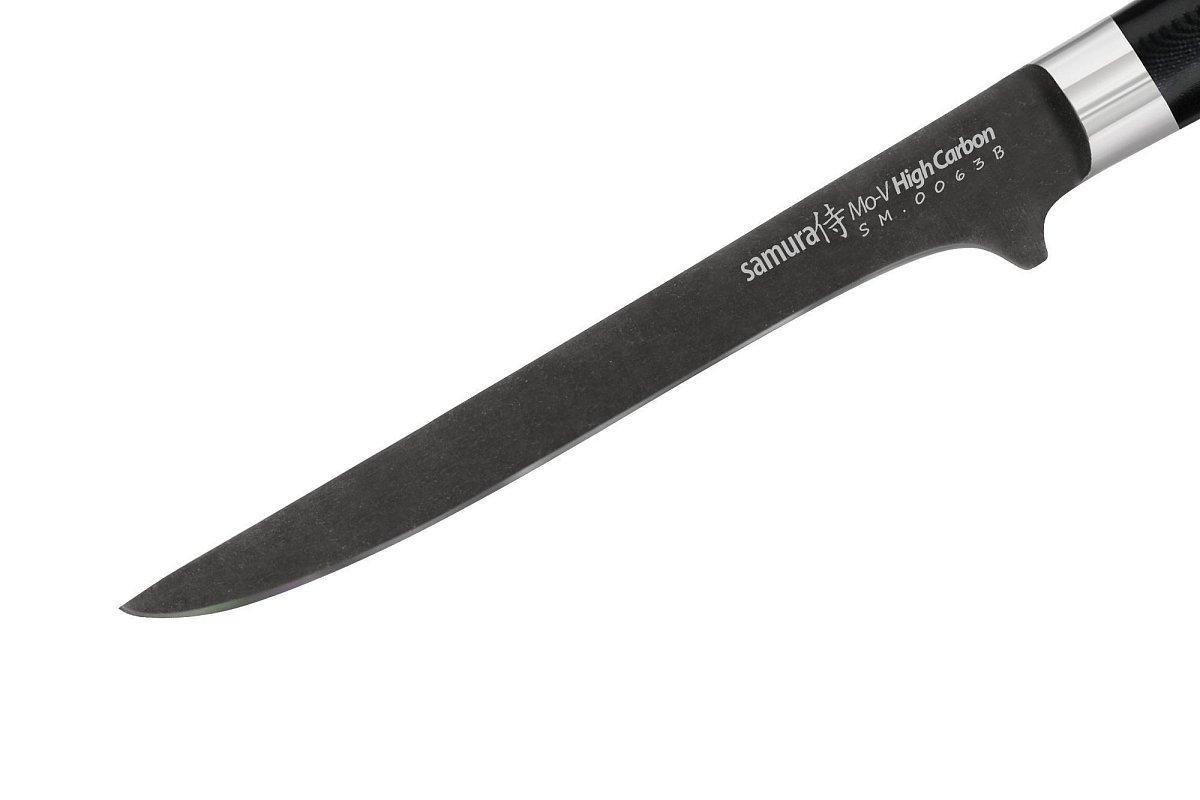 Обвалочный нож Samura Mo-V Stonewash SM-0063B/K