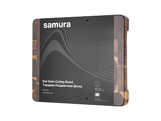 SCB-08S Доска Samura торцевая из акации, 350х290х38 мм