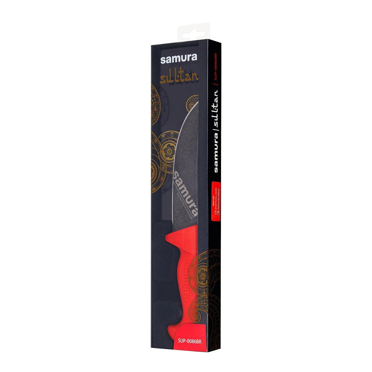 Нож кухонный Samura SULTAN PRO SUP-0086BR с галтовкой