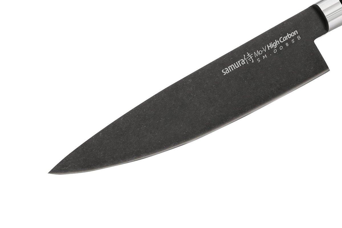 Шеф нож Samura Mo-V Stonewash SM-0085B