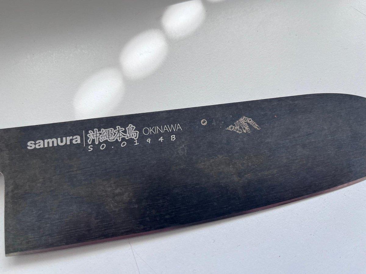 Сантоку Samura Okinawa (Уценка, гравировка) SO-0194B