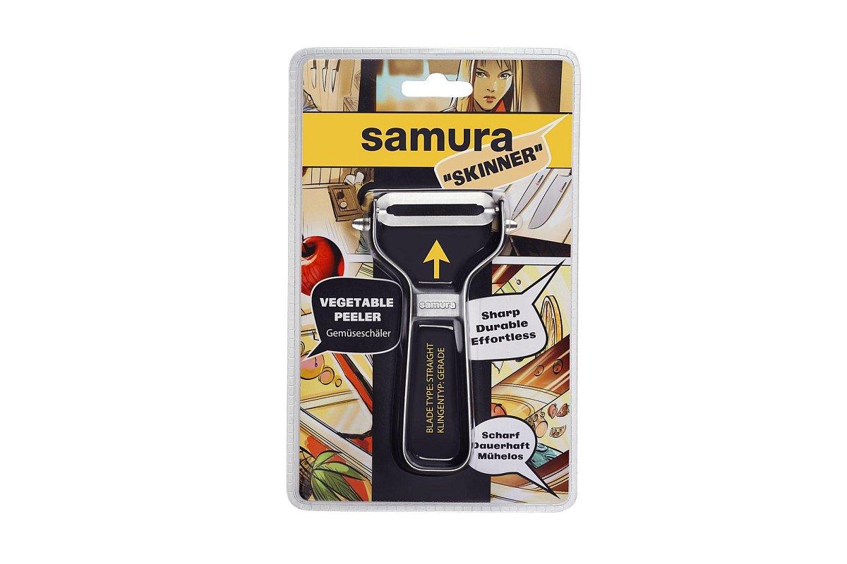 Овощечистка с прямым лезвием для чистки овощей  Samura "Skinner" SVP-01