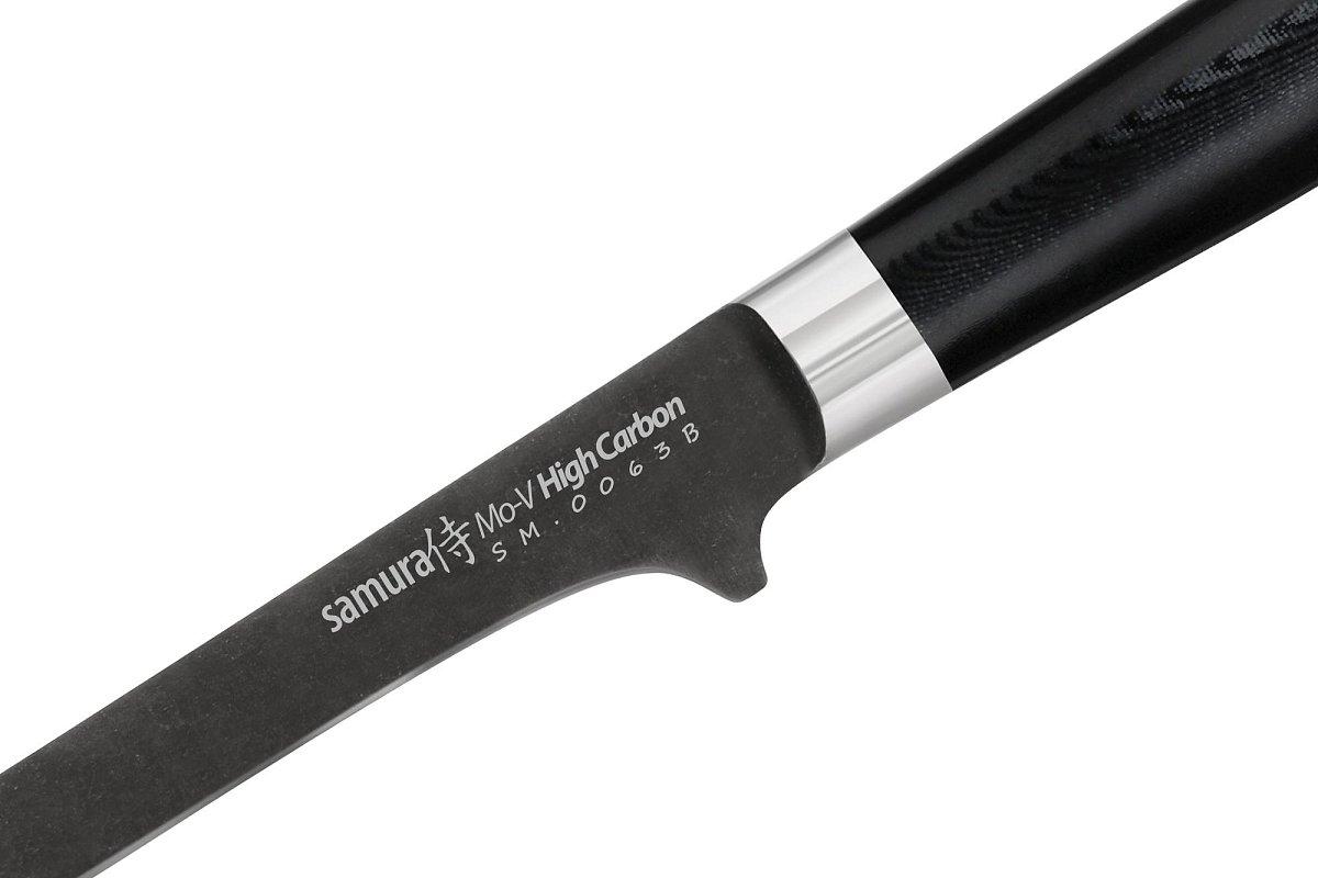Обвалочный нож Samura Mo-V Stonewash SM-0063B/K