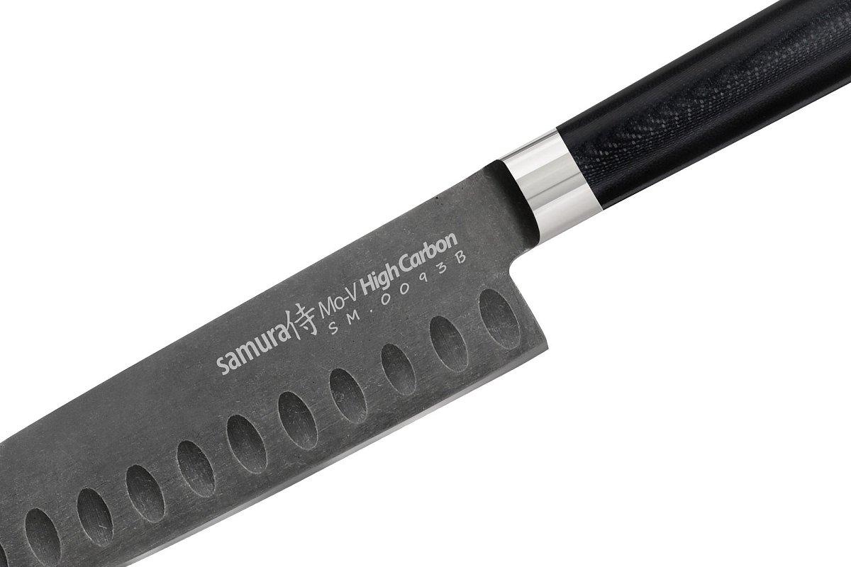 Сантоку Samura Mo-V Stonewash SM-0093B/K