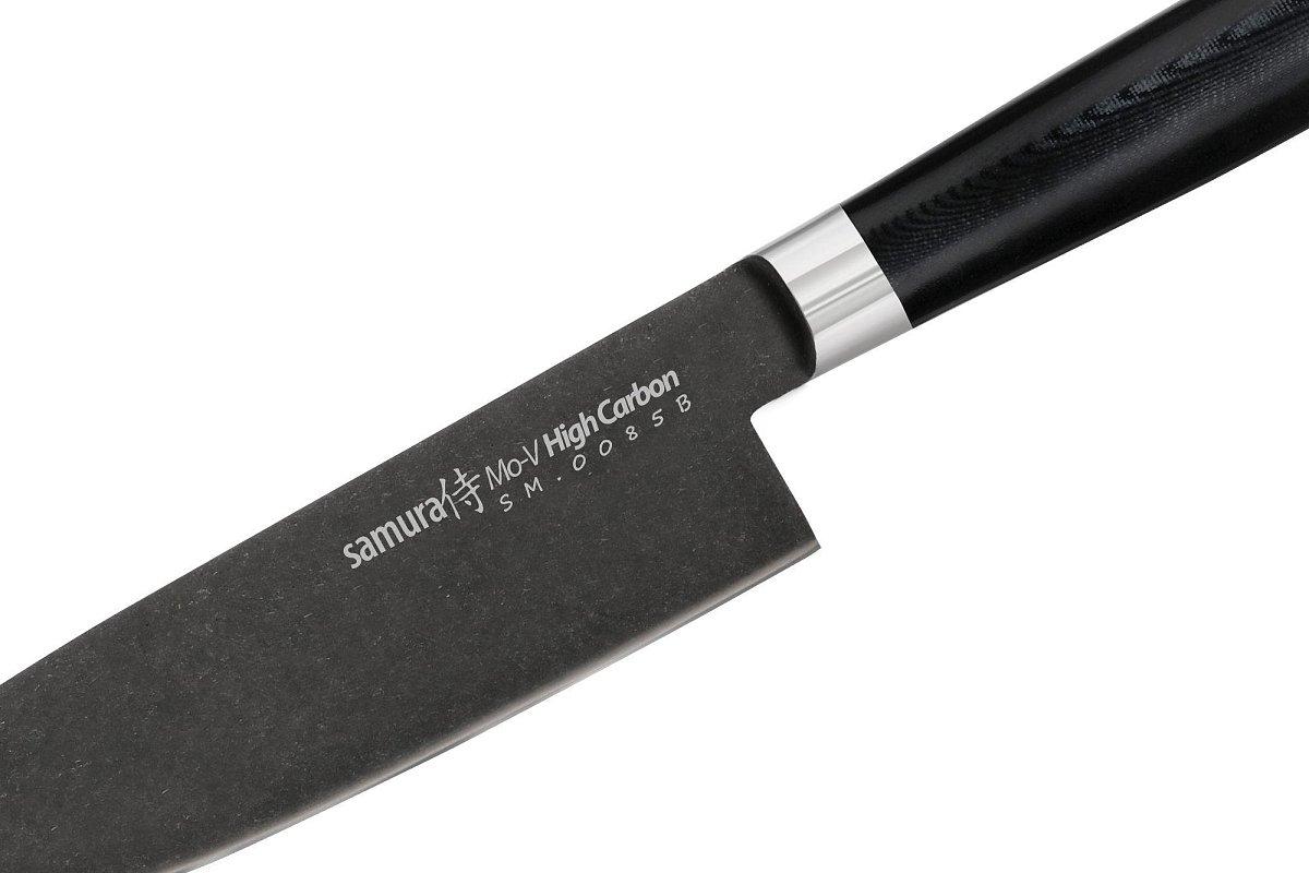 Шеф нож Samura Mo-V Stonewash SM-0085B