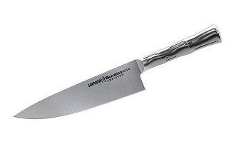 SBA-0085/K Нож кухонный "Samura Bamboo" Шеф 200мм, AUS-8 (с тату)