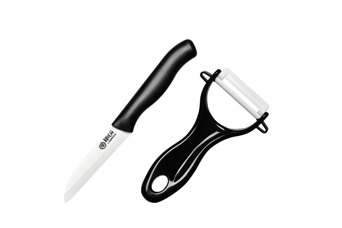 Набор фруножик и овощечистка Samura Inca SIN-0011BL