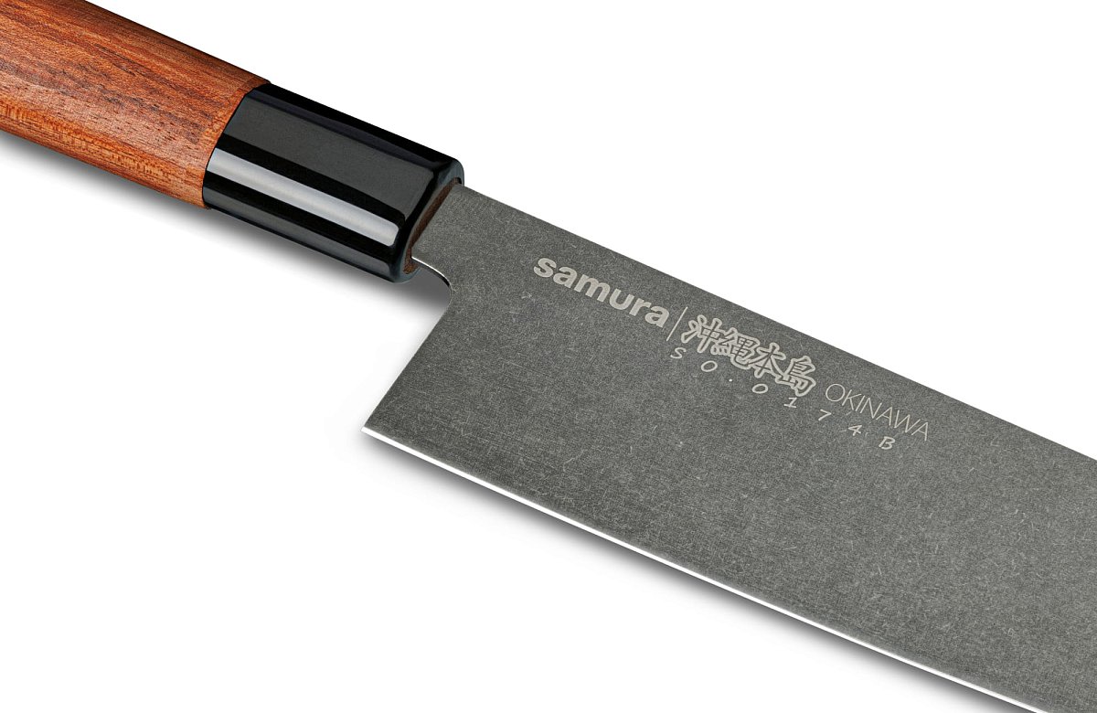 Накири Samura Okinawa Stonewash SO-0174B