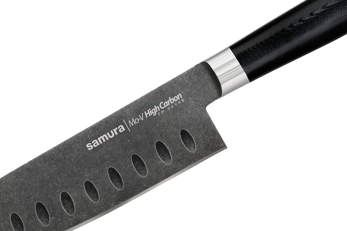 Сантоку Samura Mo-V Stonewash SM-0094B