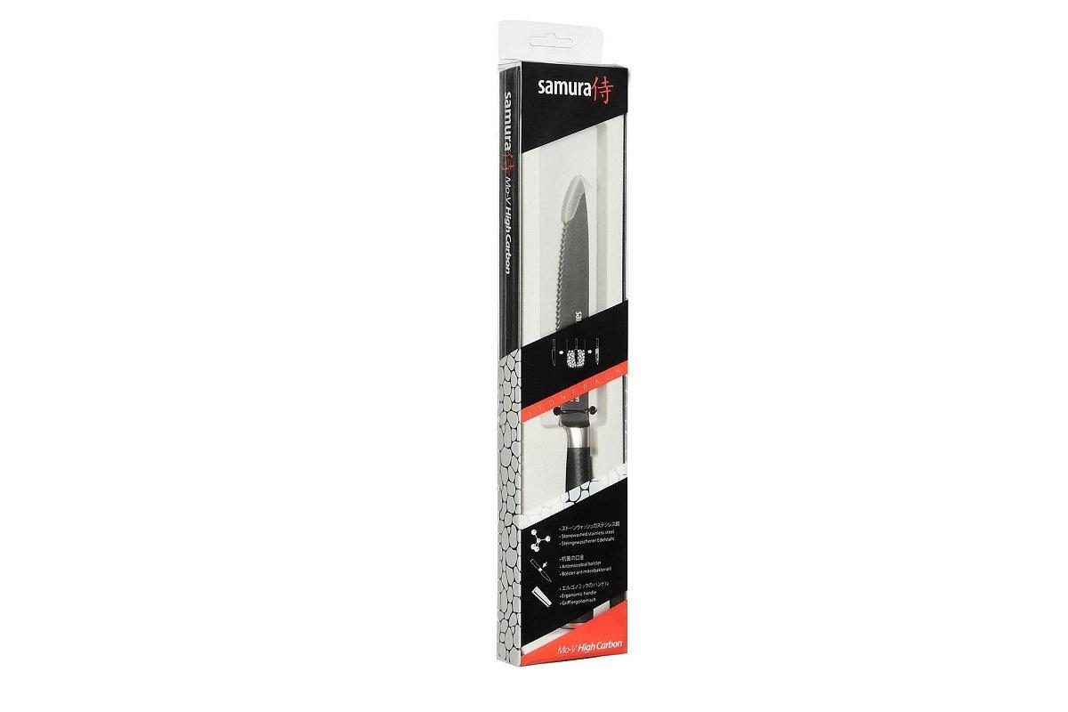 Нож для томатов Samura Mo-V Stonewash SM-0071B/K