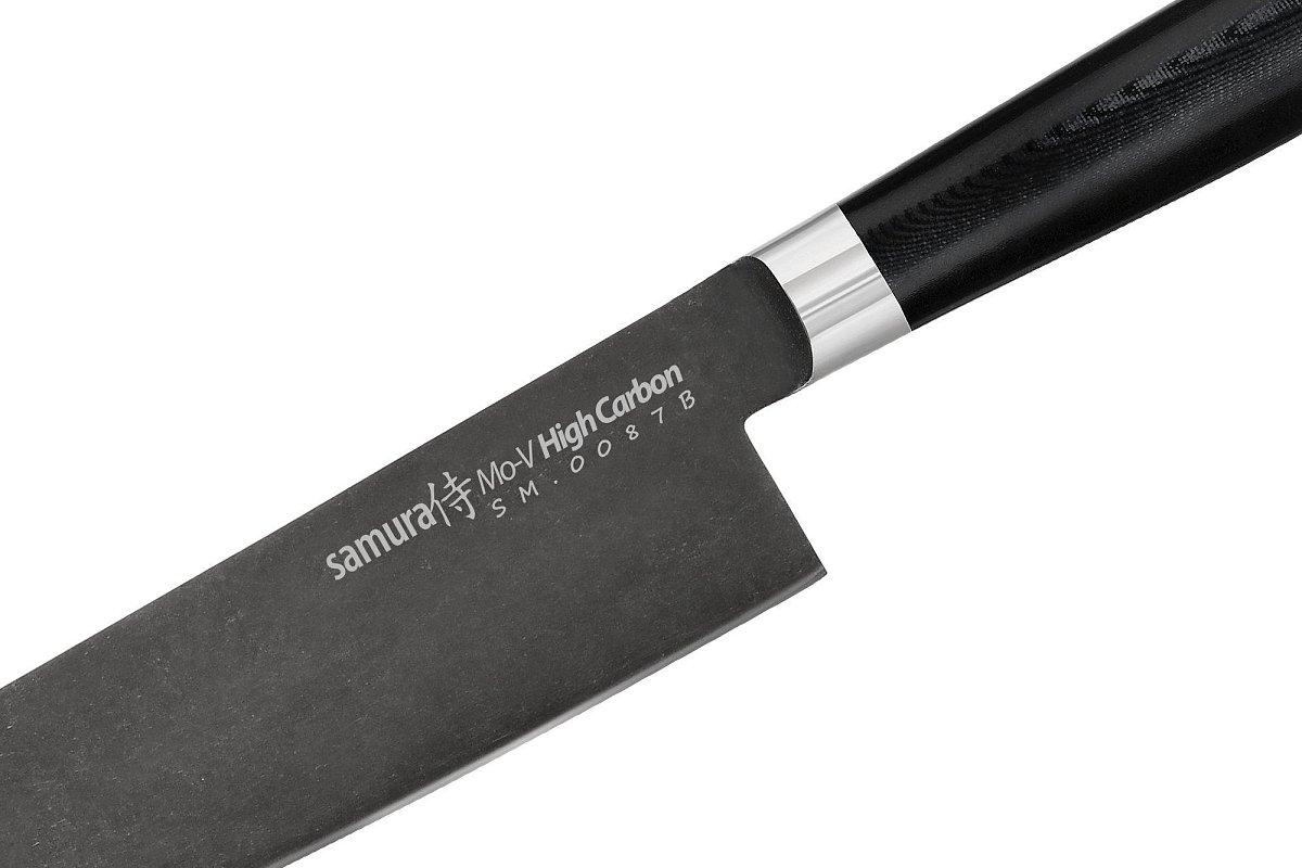 Шеф нож Samura Mo-V Stonewash SM-0087B