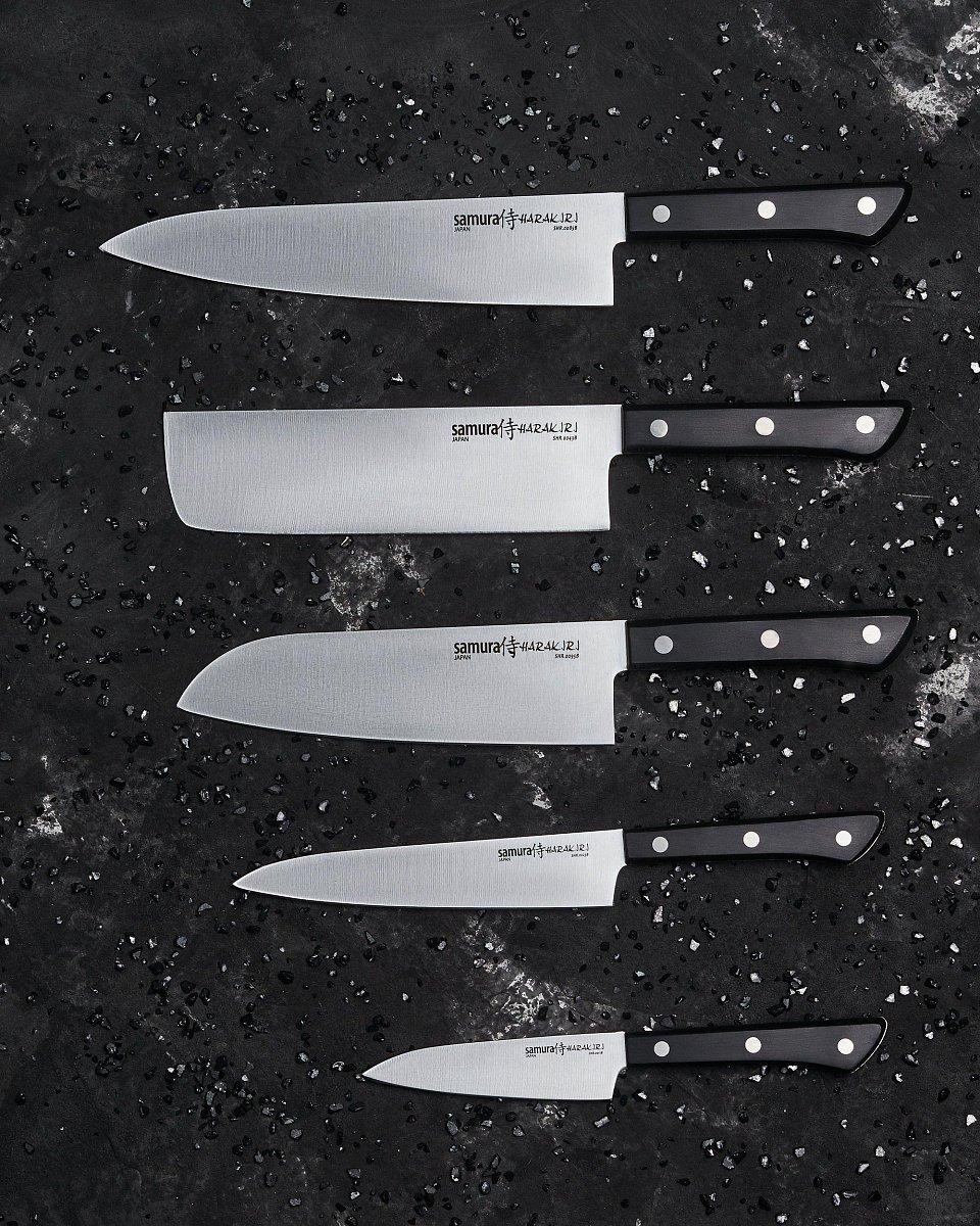 Набор из 5-и ножей Samura Harakiri SHR-0250B (Повреждена упаковка)