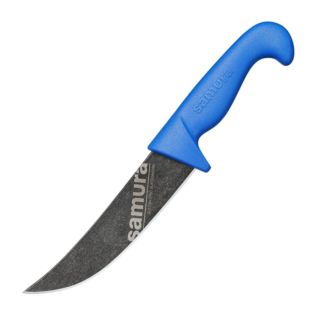 Нож кухонный Samura SULTAN PRO SUP-0086BBL с галтовкой
