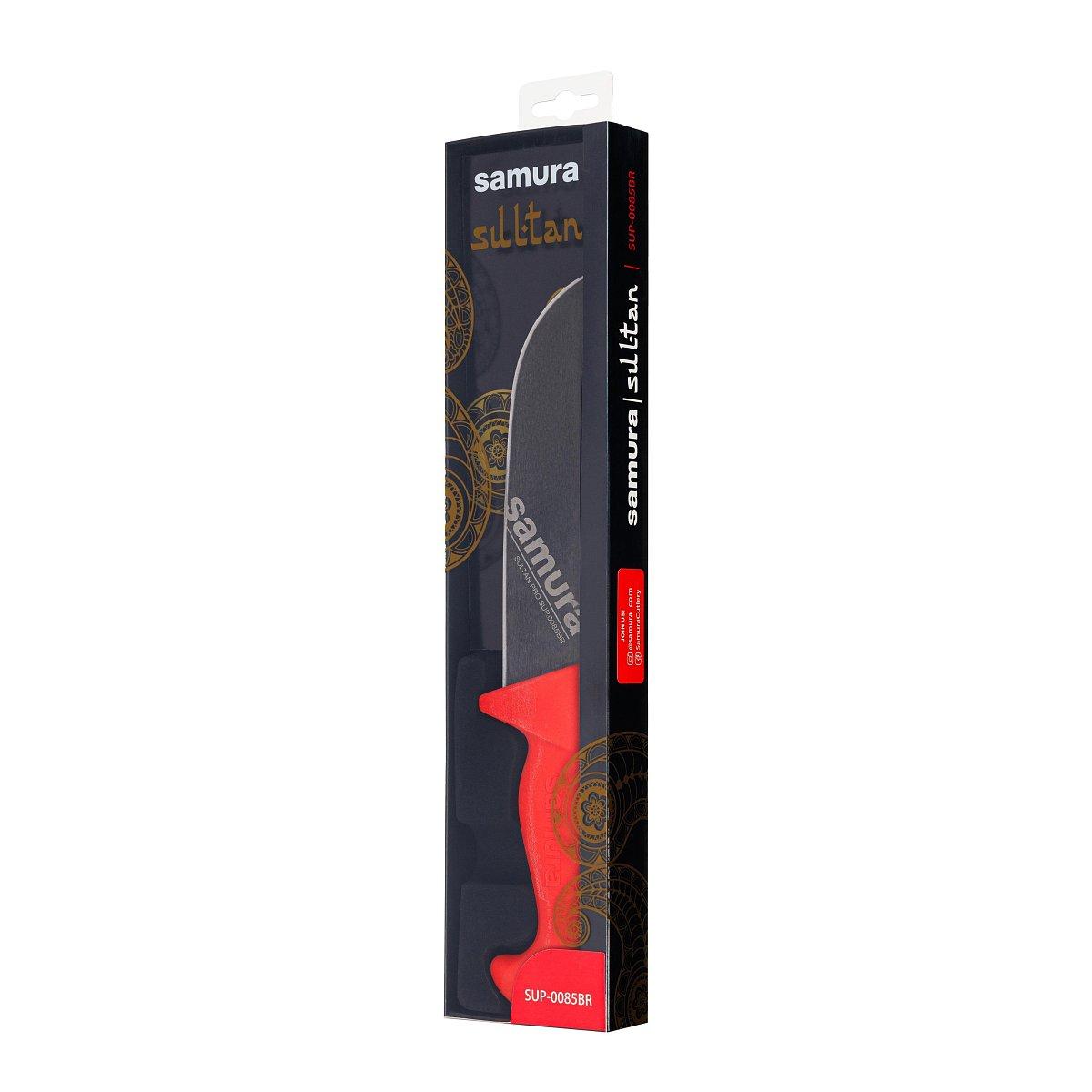 Шеф нож Samura SULTAN PRO SUP-0085BR с галтовкой