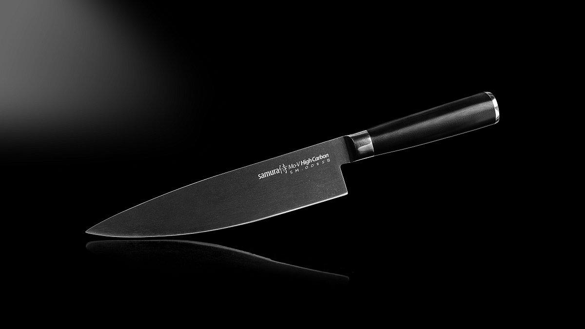 Шеф нож Samura Mo-V Stonewash SM-0085B