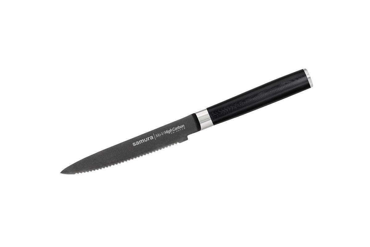 Нож для томатов Samura Mo-V Stonewash SM-0071B/K